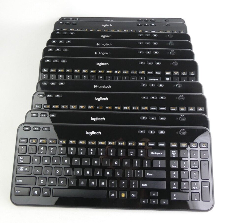 *LOT OF 10* Logitech K360 Wireless Desktop Keyboard w/ Unifying Receiver Tested
