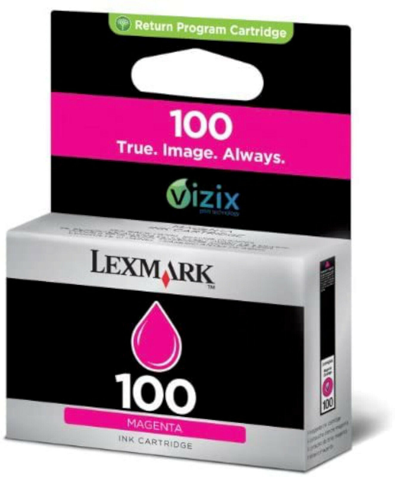Genuine Lexmark #100 Magenta Ink Cartridge 14N0901 for Impact S305 Interact S605