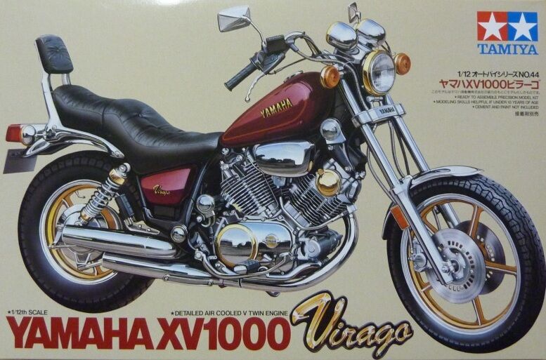 Tamiya 14044 1/12 Scale Model Motorcycle Kit Yamaha Virago XV1000