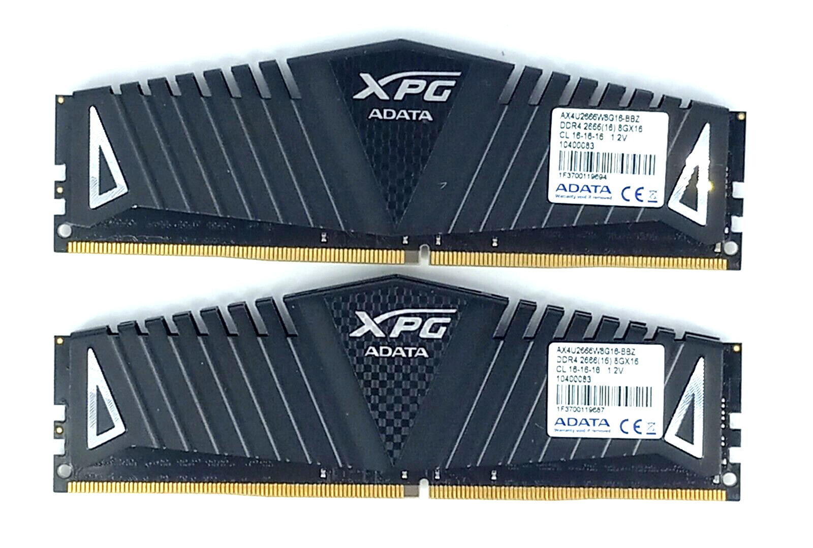 *LOT Of 2*ADATA XPG 16GB (2x8GB) DDR4 2666MHz (21300) RAM AX4U2666W8G16-BBZ/TEST