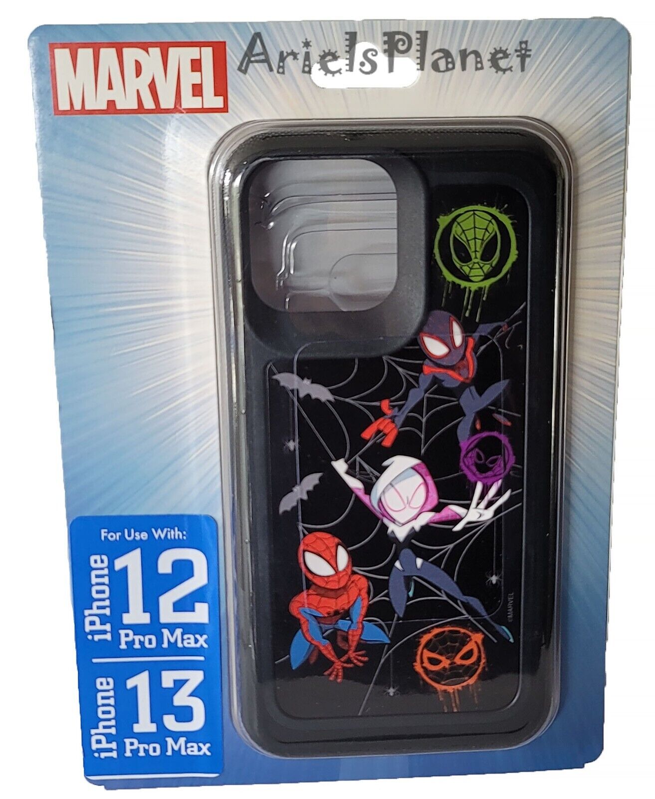 DISNEY Parks Halloween Marvel Spider-Man iPHONE 12 Pro Max 13 Pro Max Cover