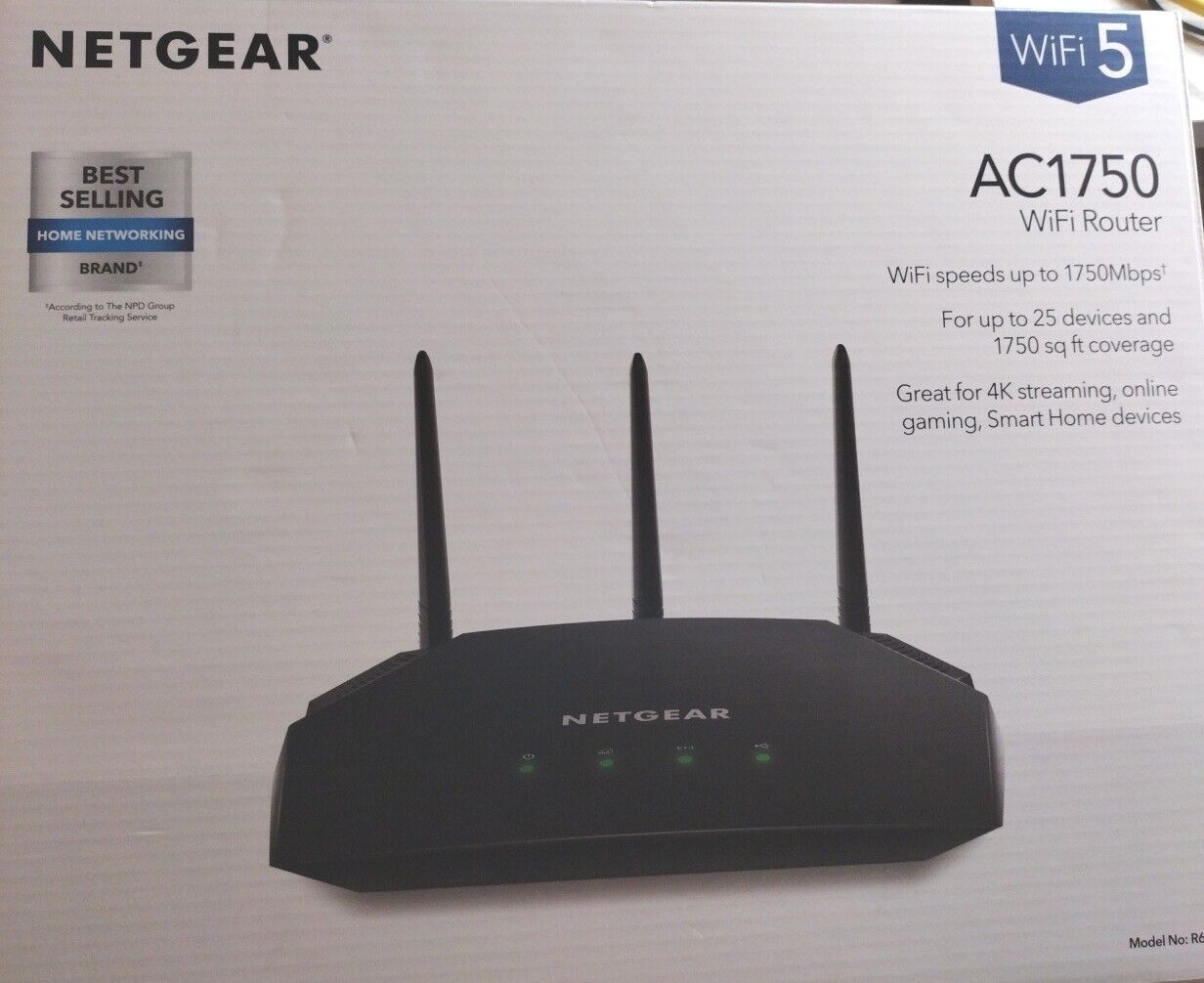 NETGEAR R6350 Nighthawk AC1750 Smart WiFi Router - R6350-100NAS