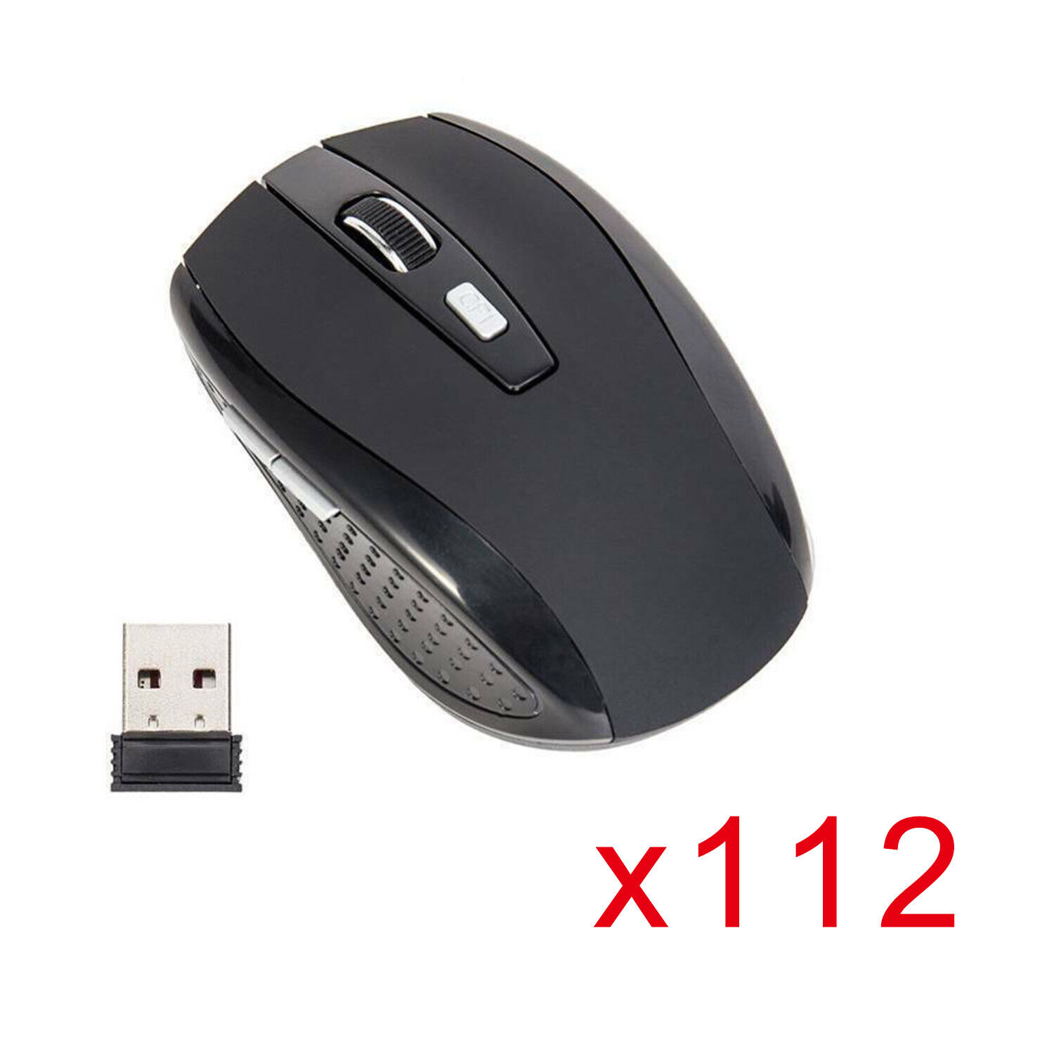 Bulk sale Lot of 112 2.4GHz Wireless Cordless Optical Mouse Mice USB PC Laptop