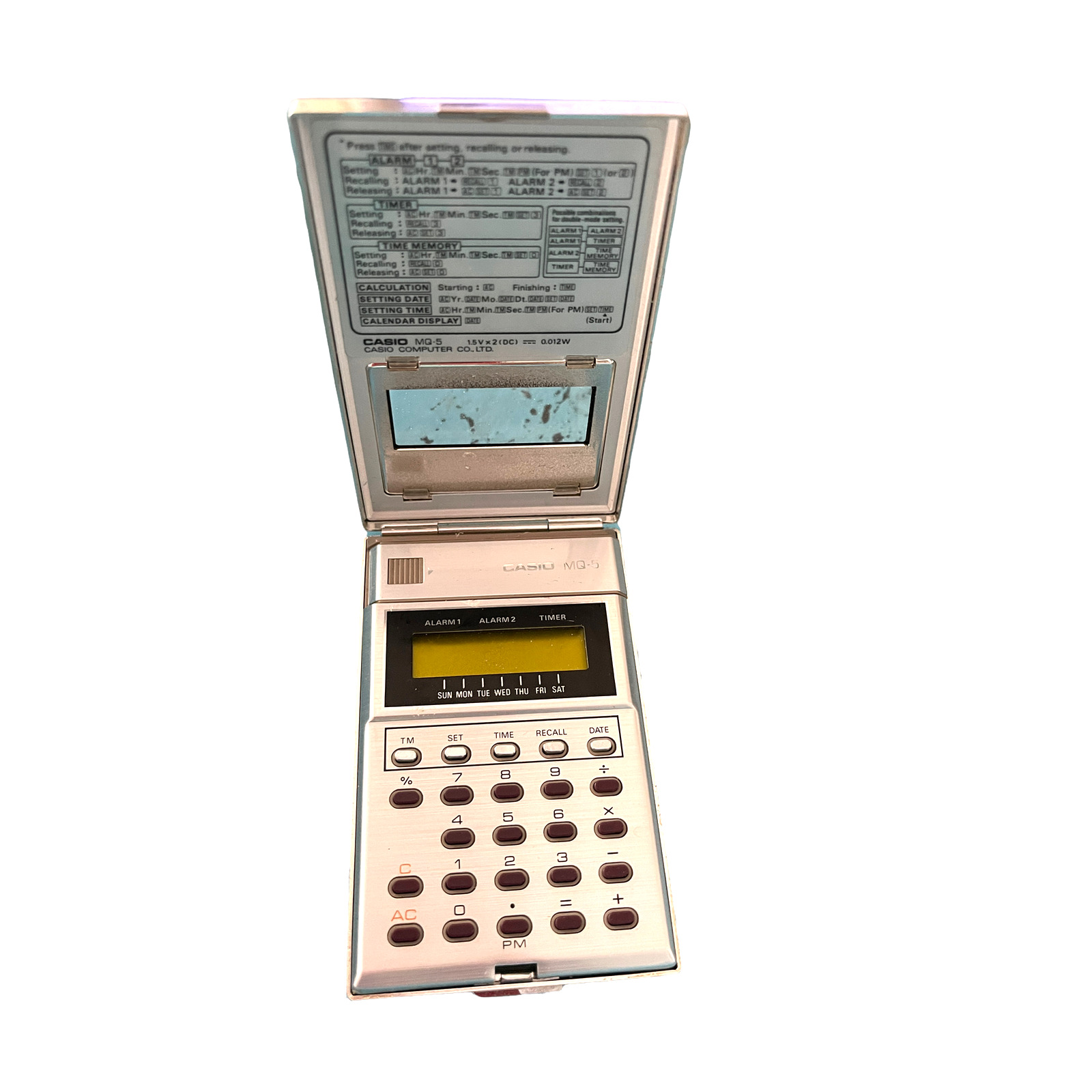 Vtg Casio Calculator COMPACT  Computer Japan 1960s MCM