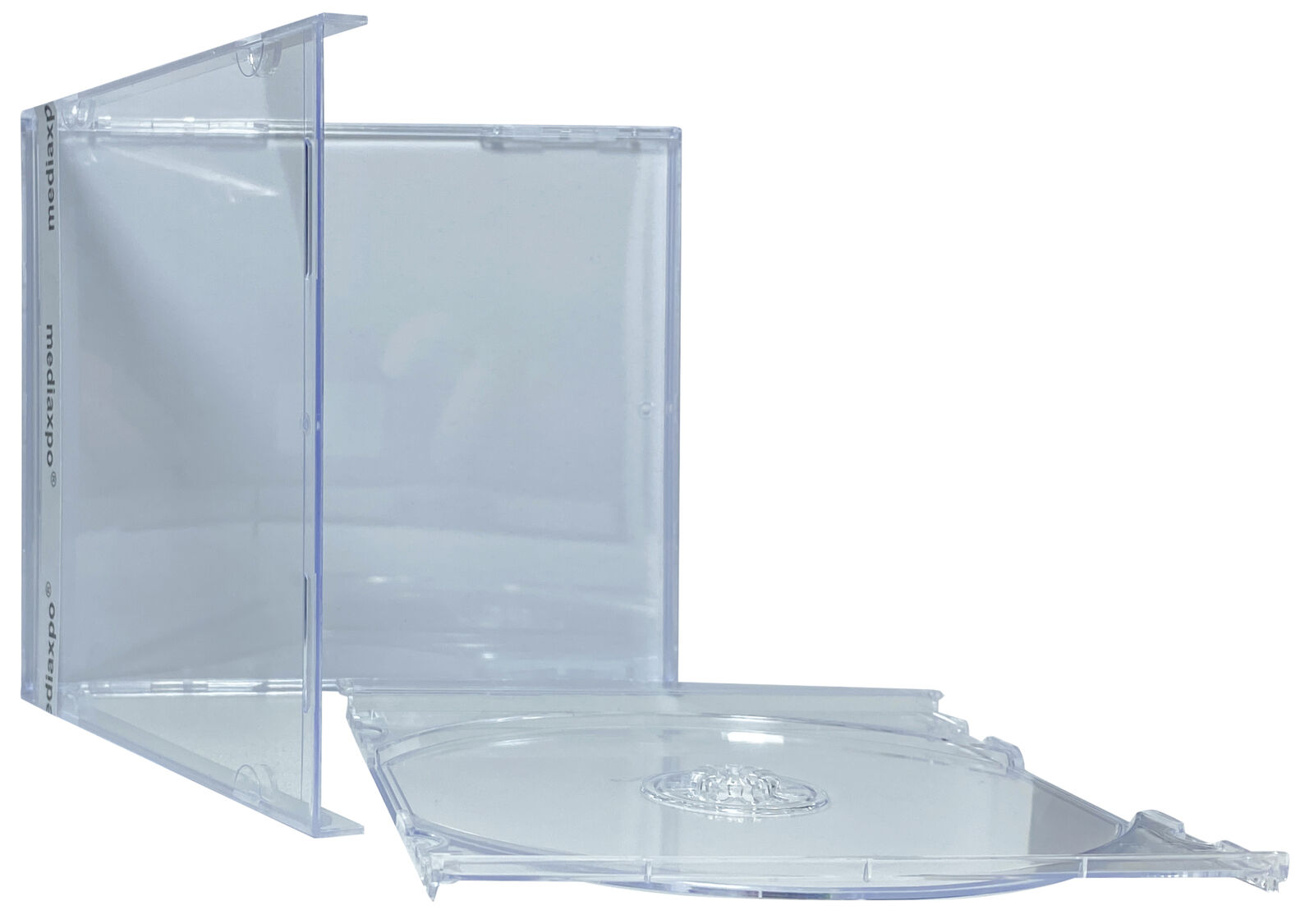 STANDARD Clear CD Jewel Case (Unassembled) Lot