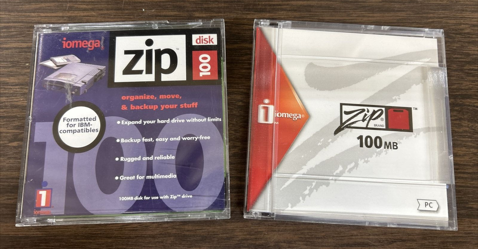 Iomega Zip 100 Disk Formatted For IBM New In Jewel Case UNUSED