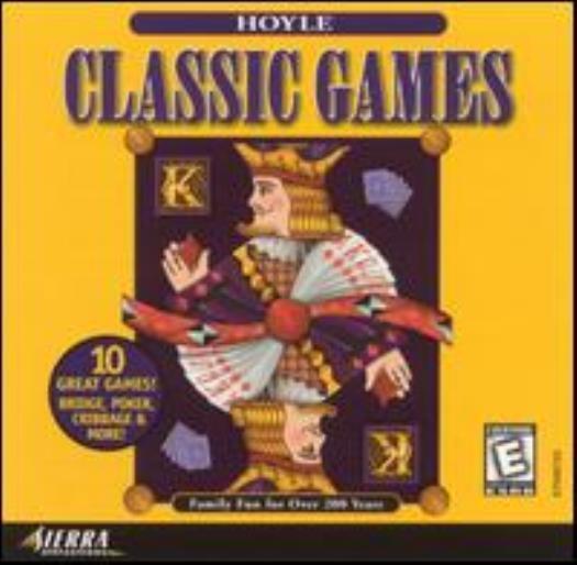 Hoyle Classic Games '98 PC CD solitaire cribbage bridge crazy 8s hearts old maid