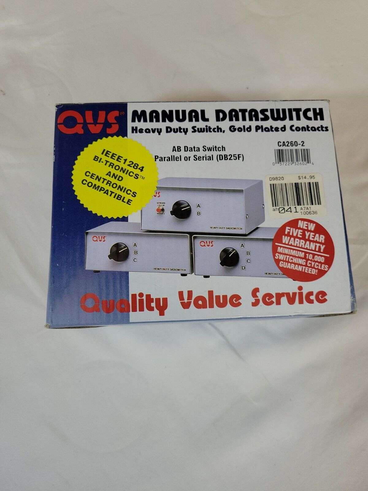 Data Transfer AB Switch Manual DB25F Connections *NEW*