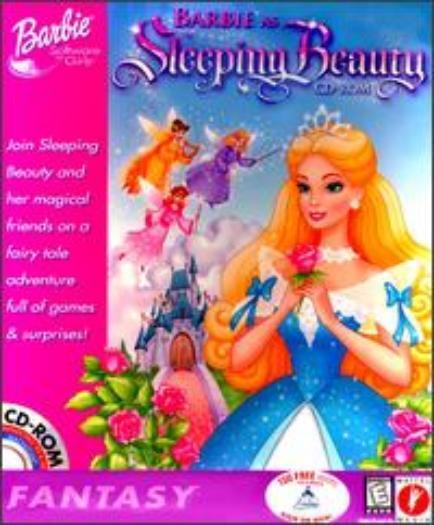 Barbie As Sleeping Beauty PC MAC CD fairy tale Prince Princess story girl game