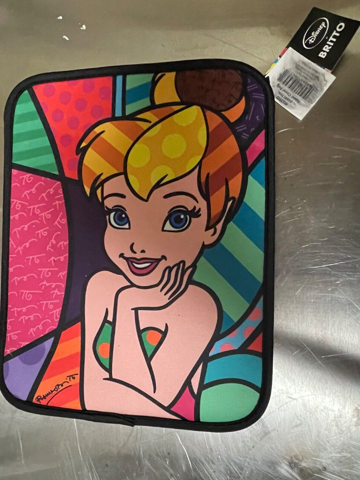 ROMERO BRITTO DISNEY TINKER BELL  TABLET CASE  COVER SLEEVE  ** NEW ** 