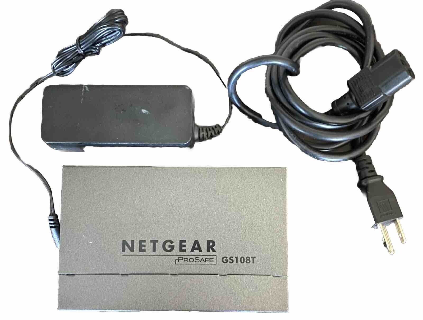 NETGEAR ProSafe 8-port GS108T Gigabit Ethernet Smart Switch w/ Cloud Management