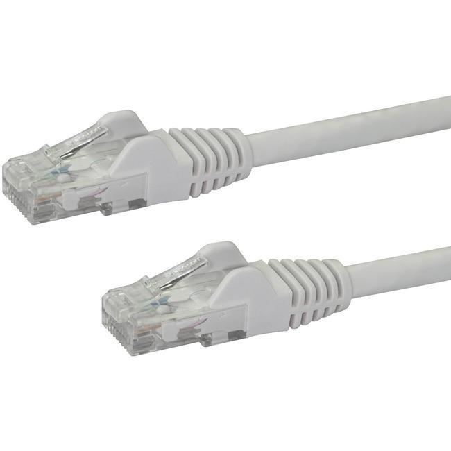 StarTech.com 8ft CAT6 Ethernet Cable - White Snagless Gigabit - 100W PoE UTP 650