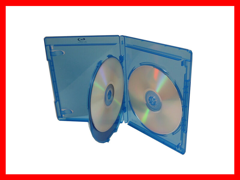New 4 VIVA ELITE Hold 3 Discs Blu-Ray replacement case (3 Tray) 12.5mm