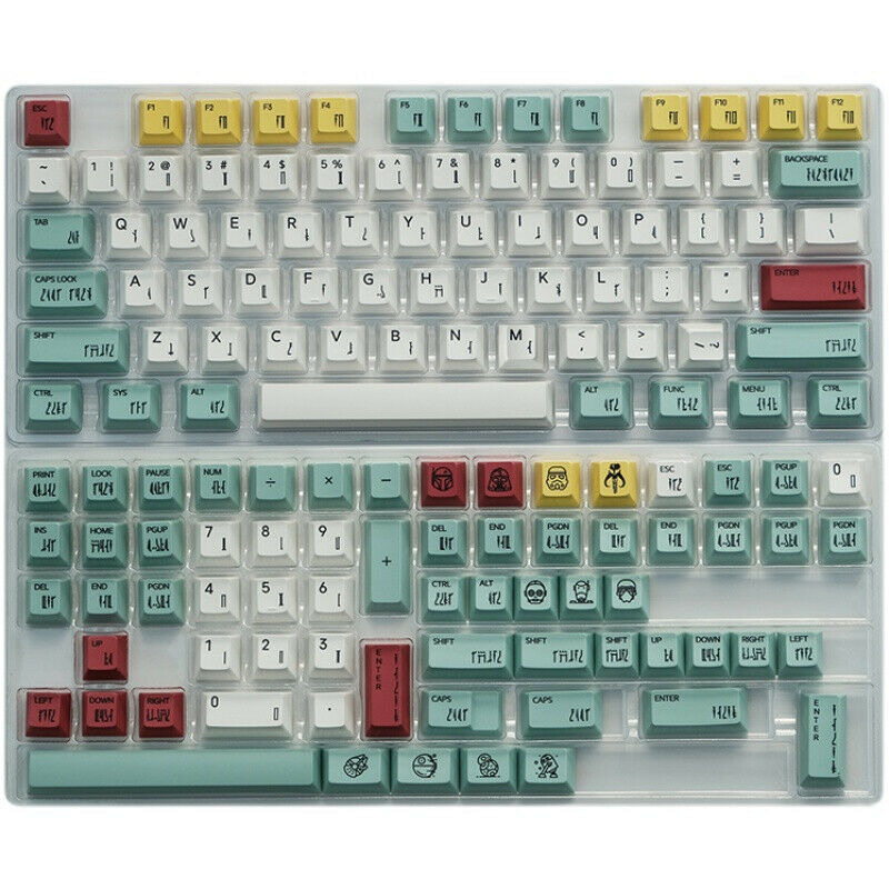 Star Wars Boba Fett 141 Keycaps Cherry PBT Dye-sub for Cherry MX Keyboard STOCK