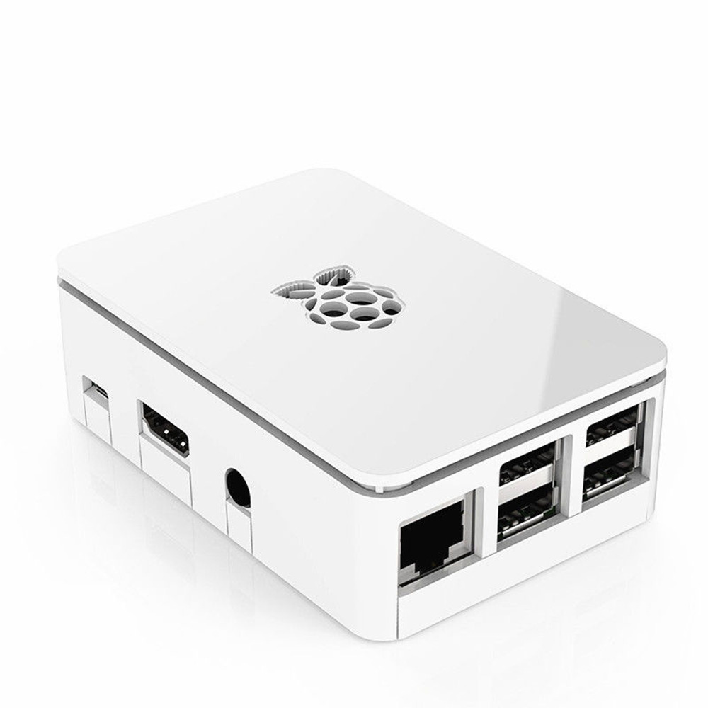 Raspberry Pi 3 White Enclosure Premium Case Protector Box for Pi 3