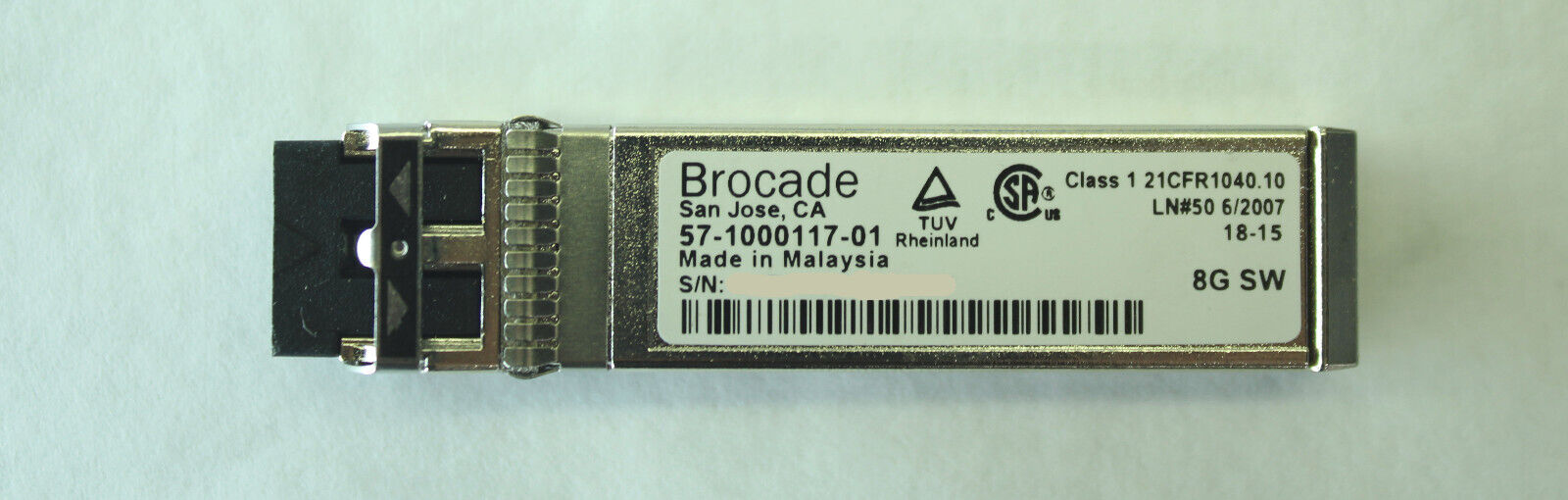 Lot of 78 BROCADE 57-1000117-01 8GB FC 850nm SW SFP DCX Optical Transceiver