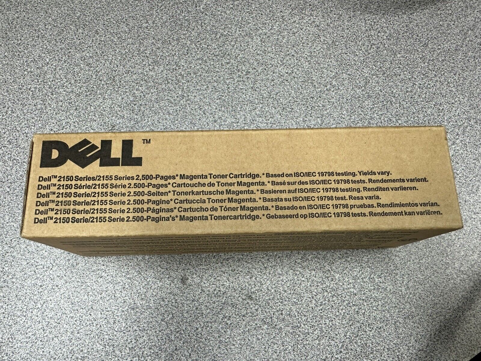NEW OEM Dell 2150/2155 Series Magenta 2,500 Page High Yield Toner Cartridge