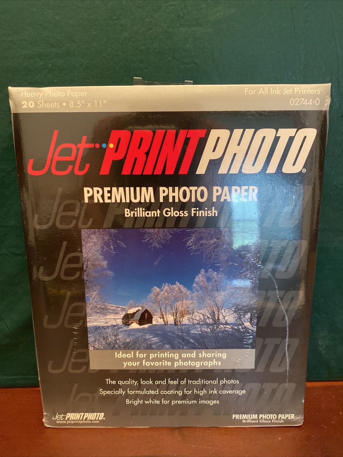 Jet Print Photo Photo Paper Premium Paper Brilliant High Gloss Sealed NOS 2001