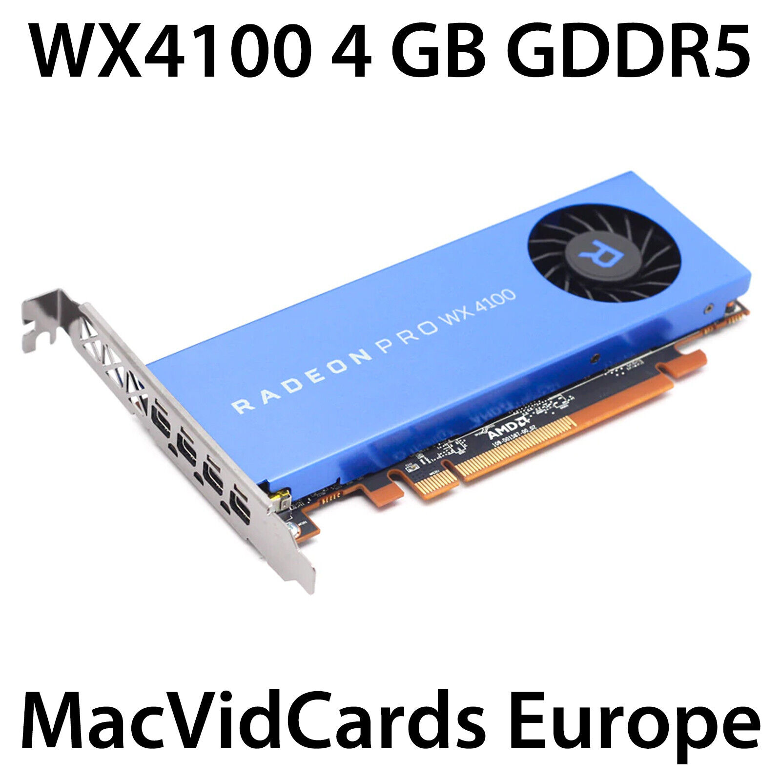 MacVidCards AMD Radeon PRO WX4100 4 GB Video Card for Apple Mac Pro BOOT SCREEN
