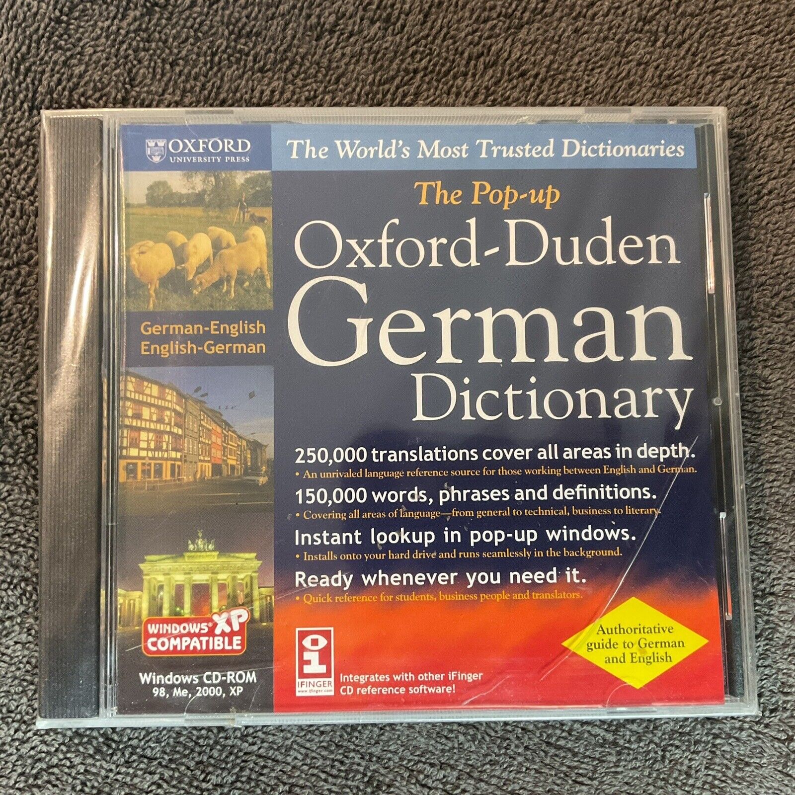 The Pop-up Oxford-Duden German Dictionary PC (CD 2005) Windows 2000, XP