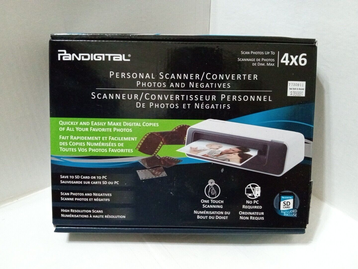 Pandigital Photo,Slide,Negative Digital Converter PANSCN05 Scanner Open Box