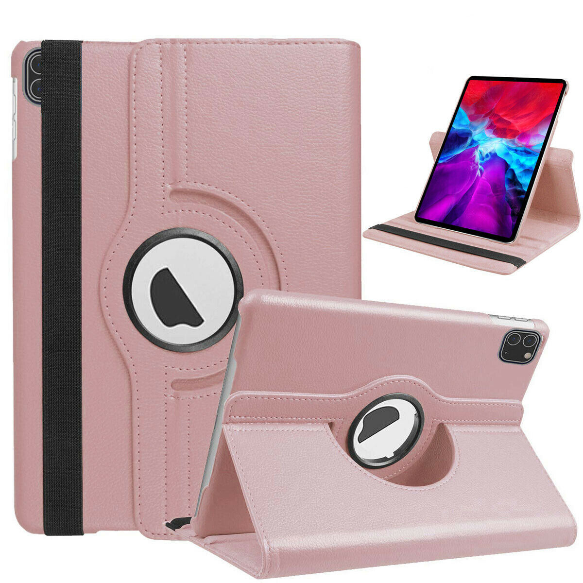 For iPad 10th 9th 8th 7th Generation 10.2 10.9 Rotating Case Leather Stand Cover