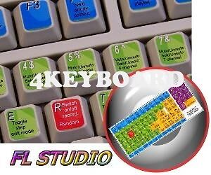 FL Studio keyboard sticker