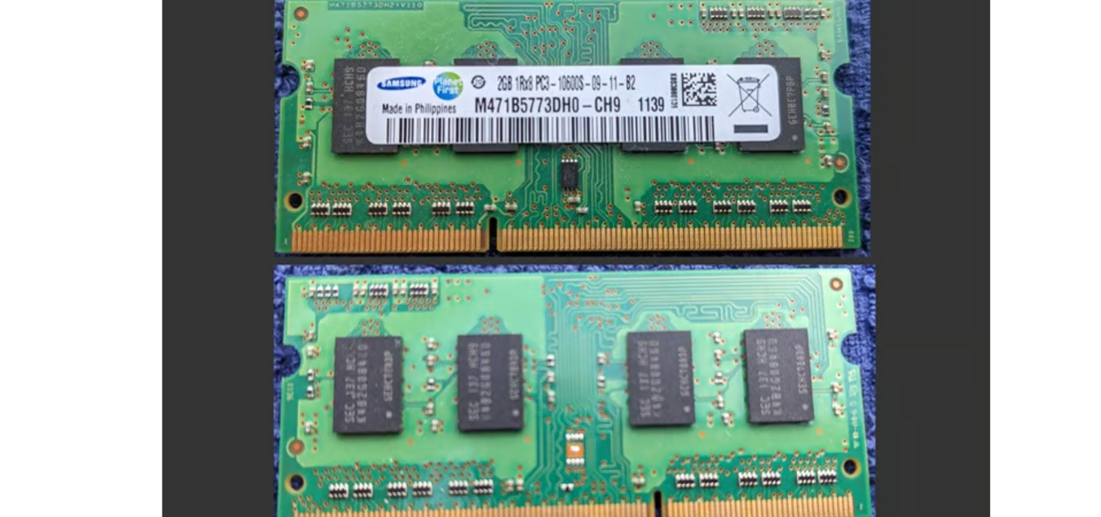 SAMSUNG M471B5273CH0-CH9 1x4GB DDR3-1333 PC3L-10600 Laptop Memory SODIMM RAM