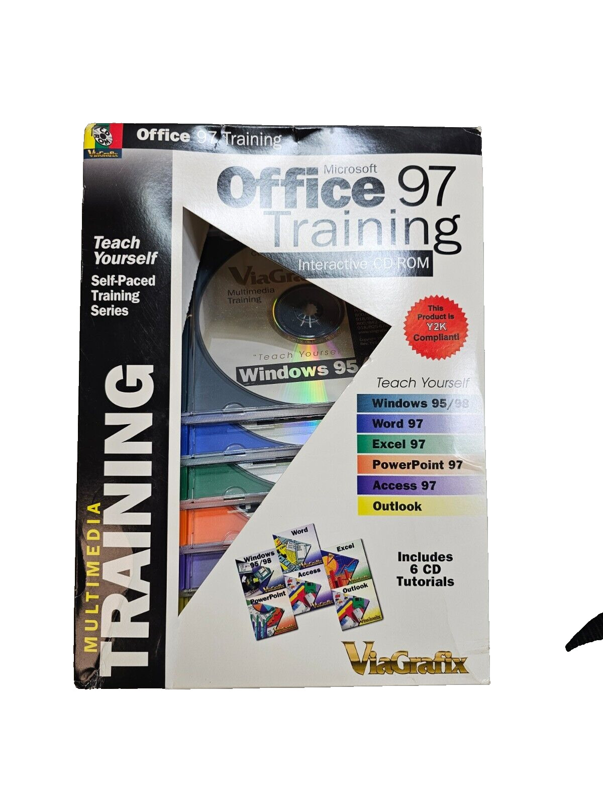Vintage Microsoft Office 97 Multimedia Training Interactive CD-ROM Set