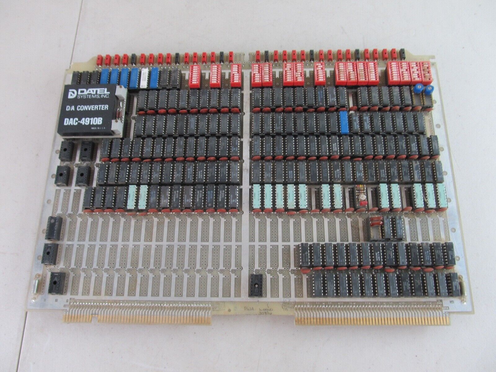 Vintage wire wrap computer board from the 70s PWA Logic 06141 30816