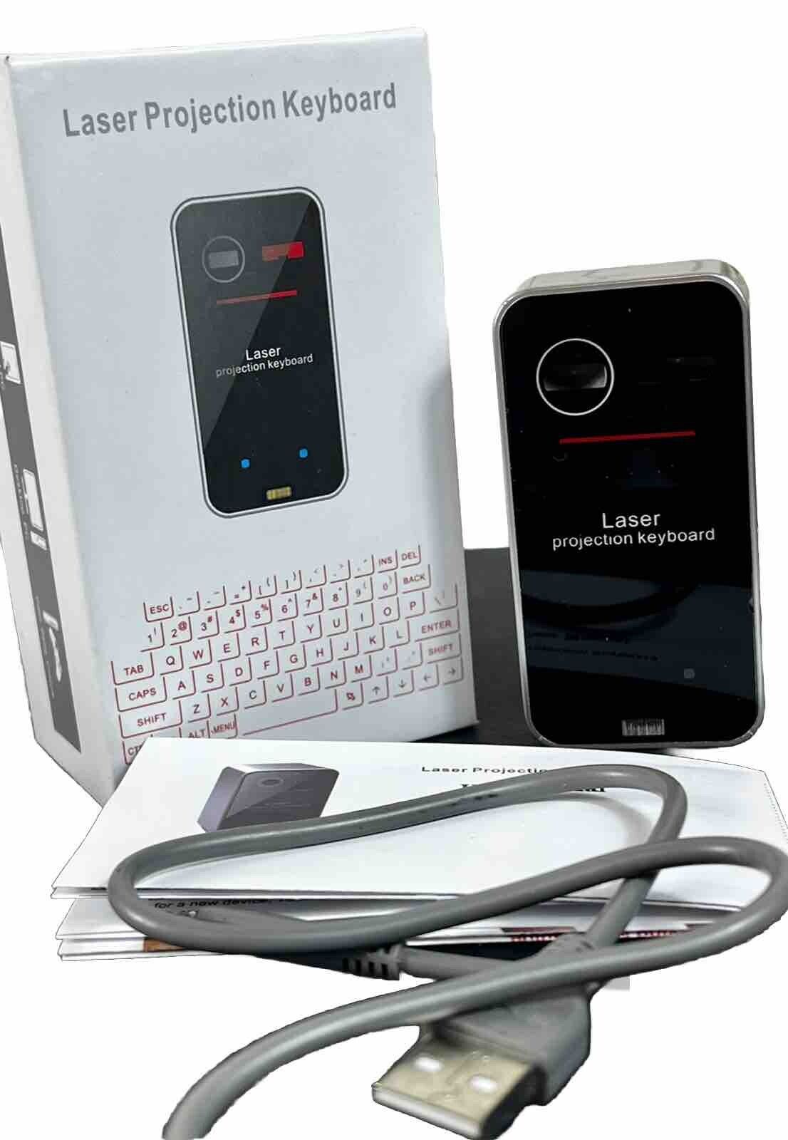 AGS Wireless Laser Projection Bluetooth Virtual Keyboard for Iphone, Ipad, Sm...