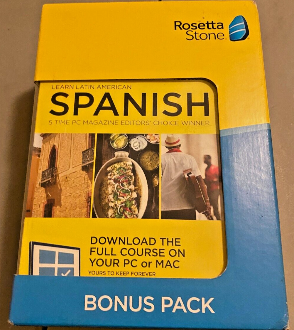 Rosetta Stone Learn Spanish Bonus Pack
