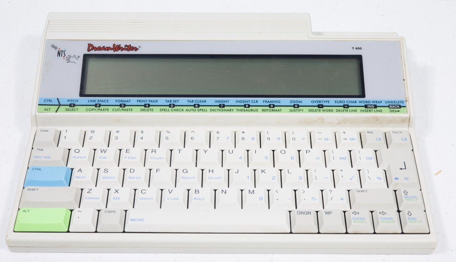 Vintage NTS Dreamwriter Dream Writer T400 portable word processor computer 6585