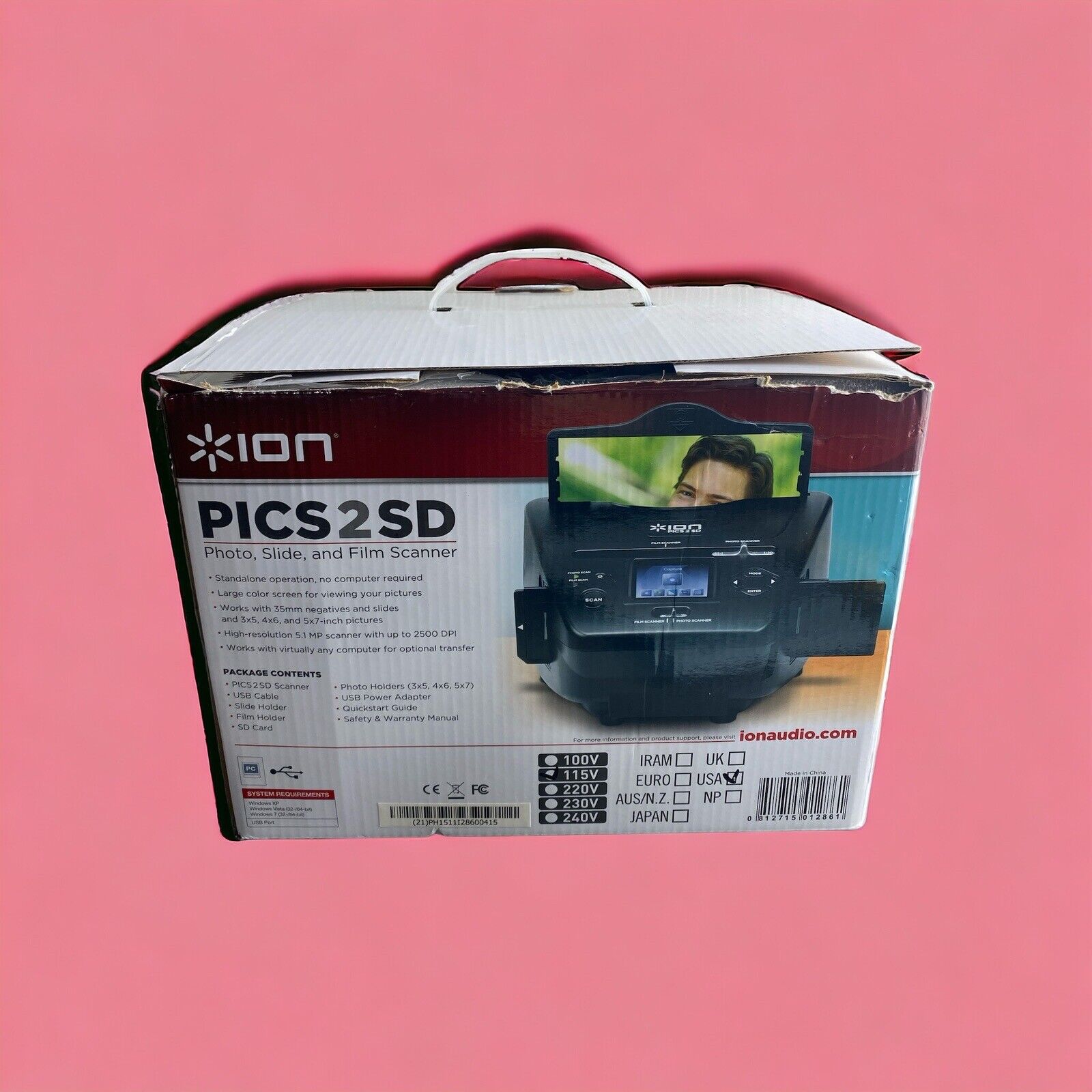 ION Audio Pics 2 SD Photo, Slide & Film Scanner