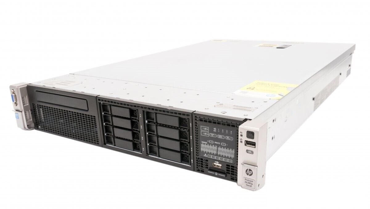 HP Proliant DL380p G8 2x E5-2680 2.7ghz 16-Cores / 128gb / P420i / 2x 300gb