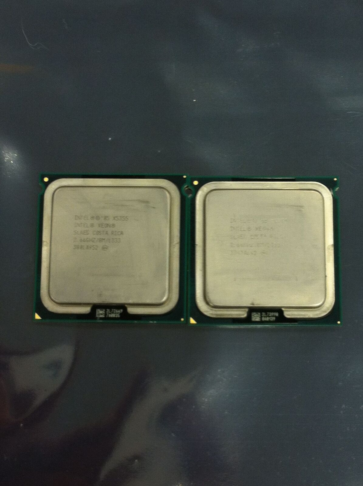 Lot of 2 Intel Xeon X5355 Slaeg 2.66 Ghz Quad Core Lga771 Plga771 Used working