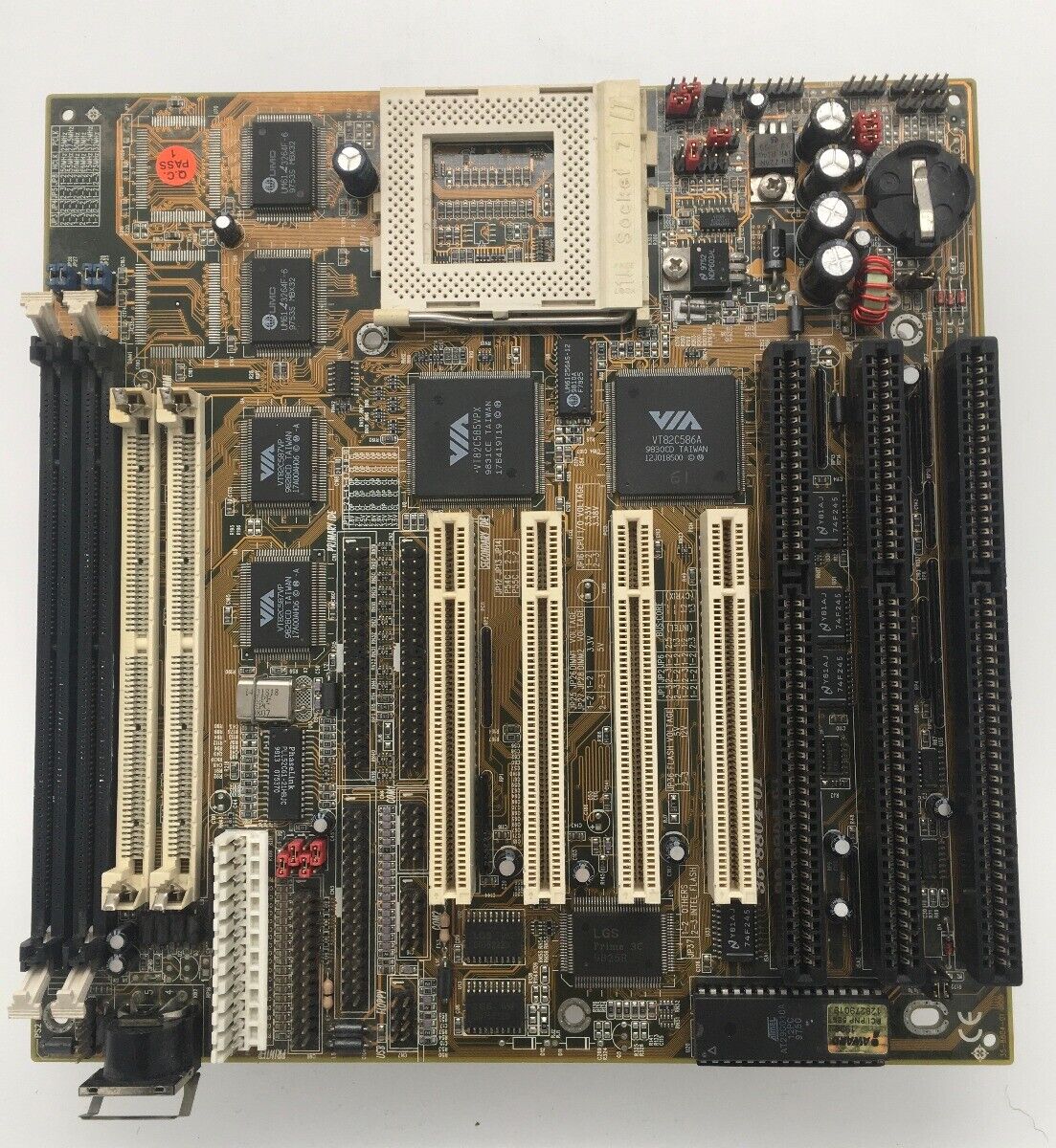 Socket 7 motherboard - PCPartner VIB804DSE - VIA Apollo VPX - TESTED, 3X ISA,...