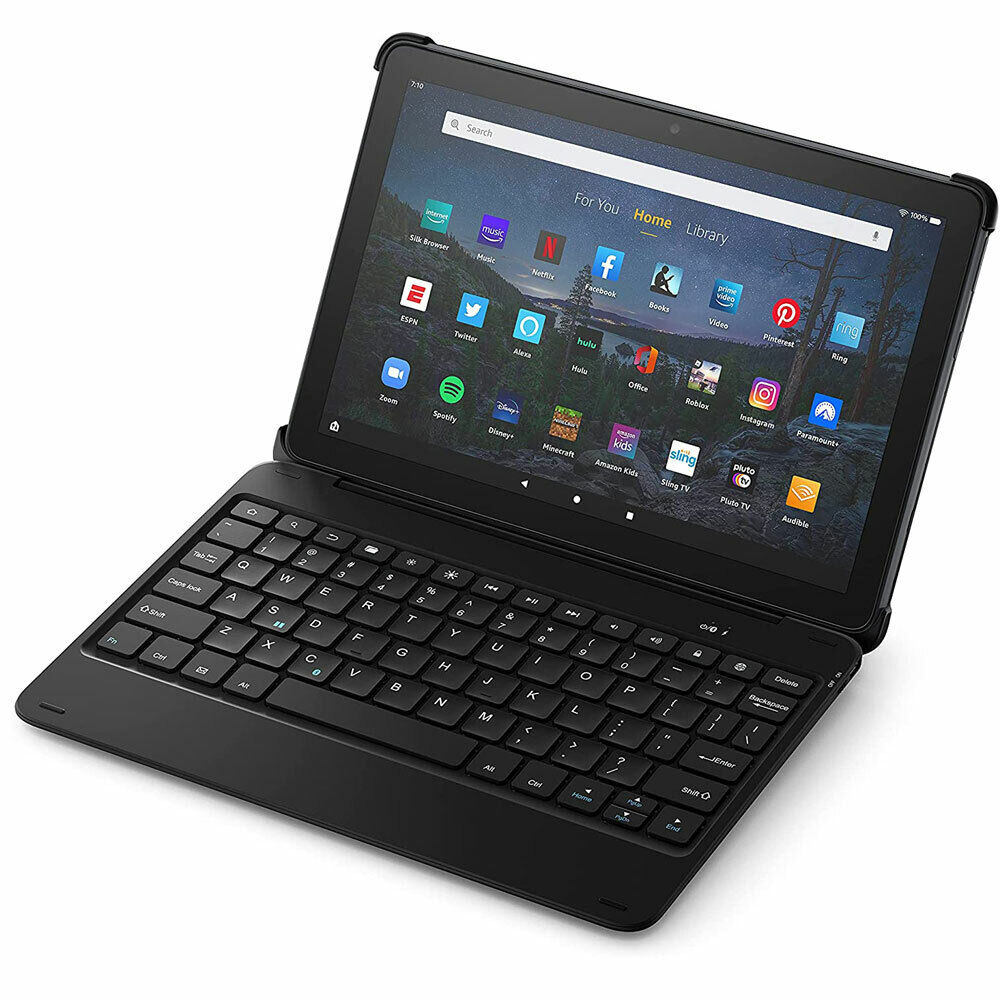 Detachable Bluetooth Keyboard with case for Amazon Fire HD 10 / PLus 11th 2021