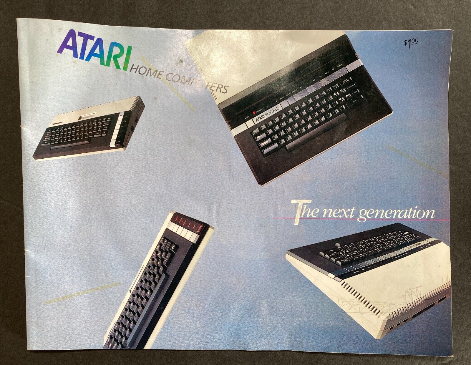 Vintage ATARI Brochure Home Computers ~ The Next Generation ~ Catalog 1983