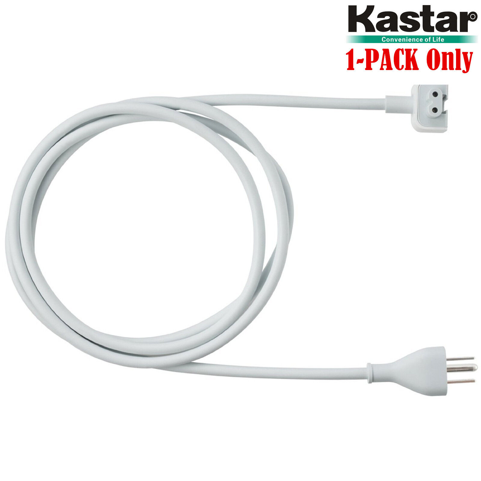 Kastar Power Adapter Extension Cord, 6 Feet for Apple Macbook Pro 45W 60W 85W
