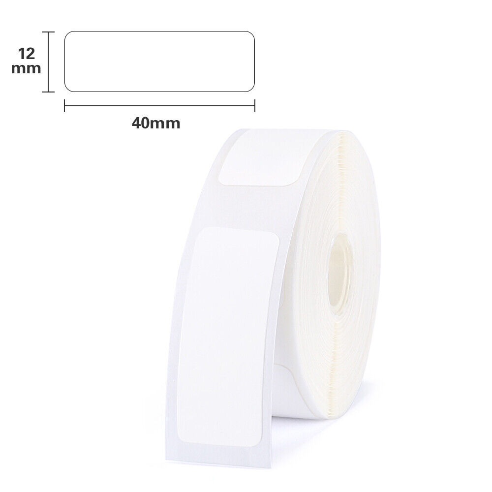 Label Maker Tape / White Label Sticker Paper for Niimbot D11 Thermal Printer