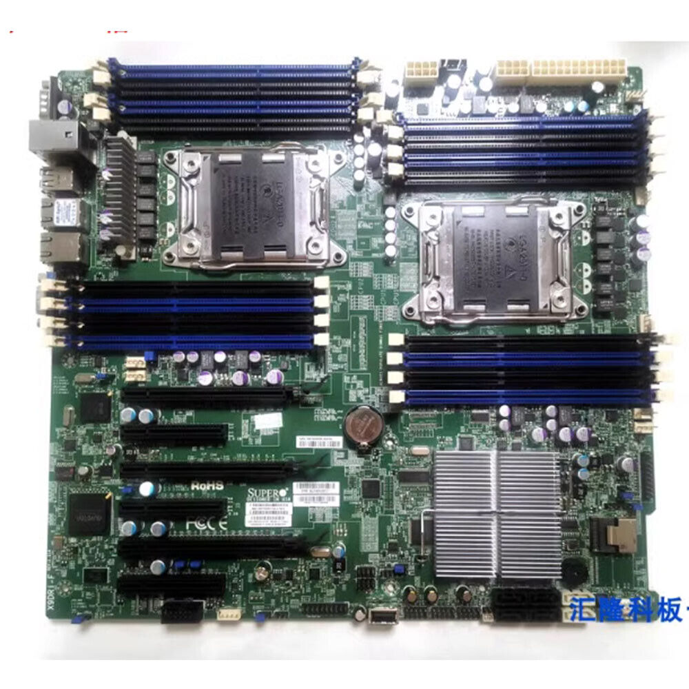 For Supermicro X9DRI-F dual X79 2011 C602 server motherboard supports E5 V2 DDR3