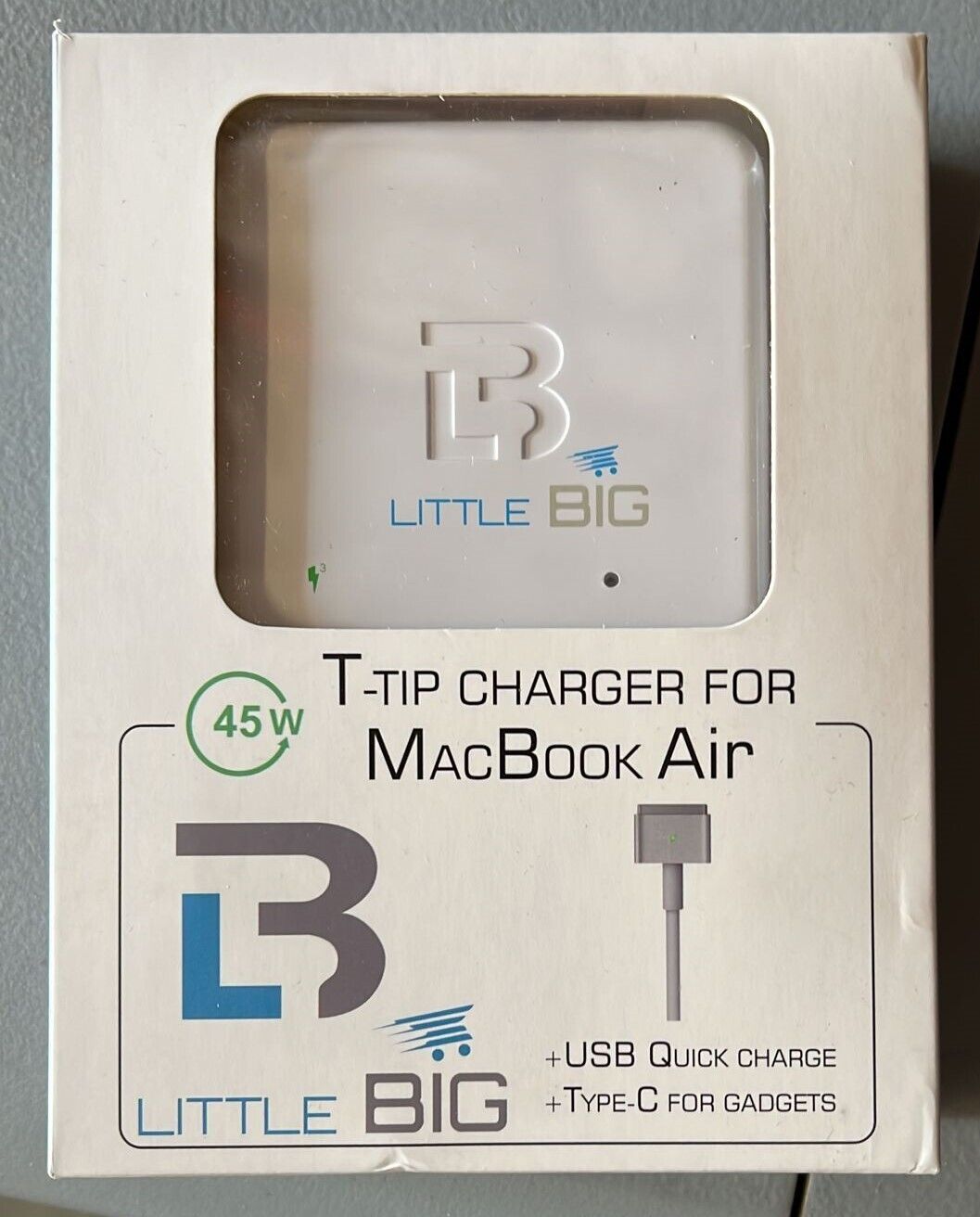 Multi Device Charger Compatible with Mac Book Air 45w Ttip Magnetic Connector