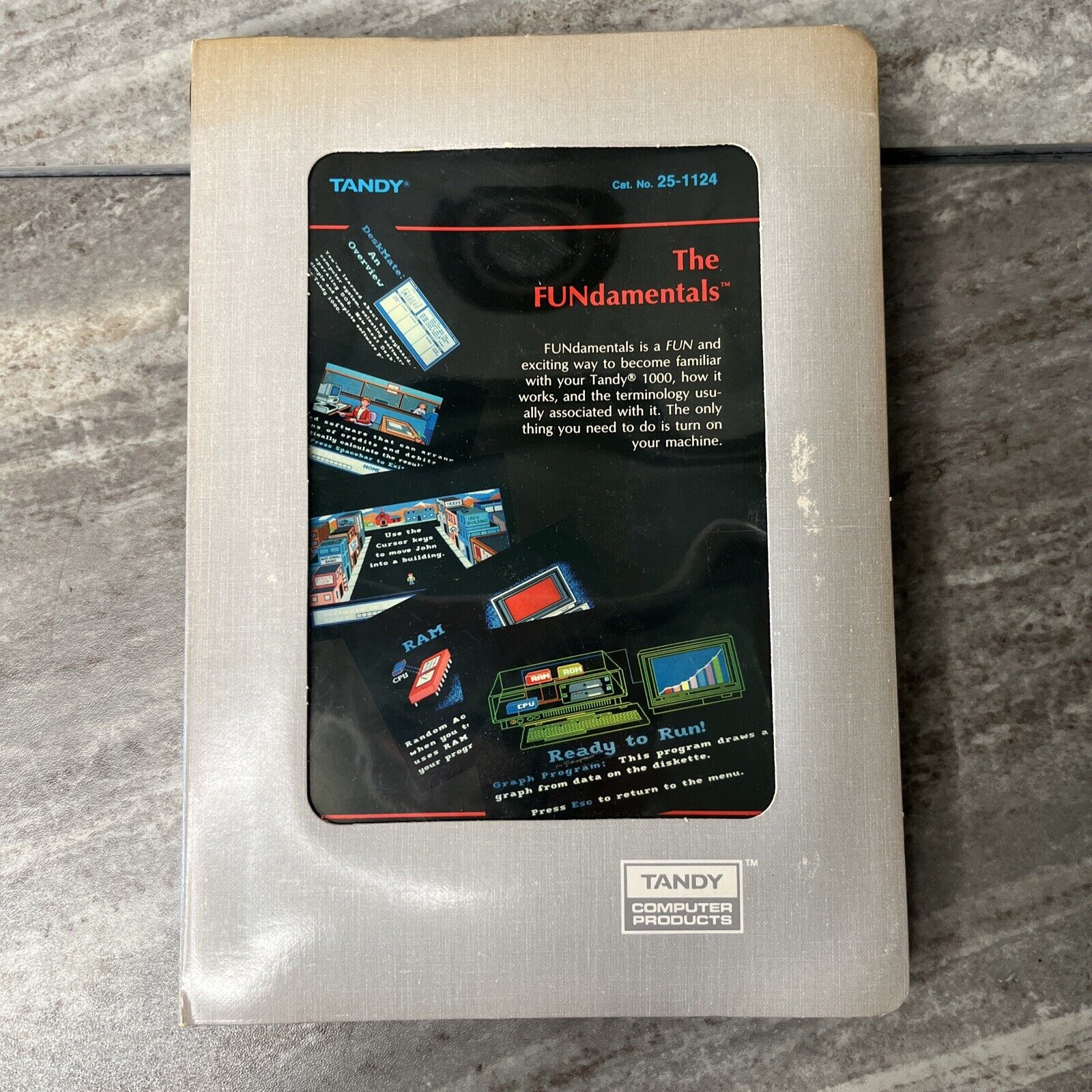 The FUNdamentals  Tandy Digital Learning Systems Game #25-1124 1985 Vintage