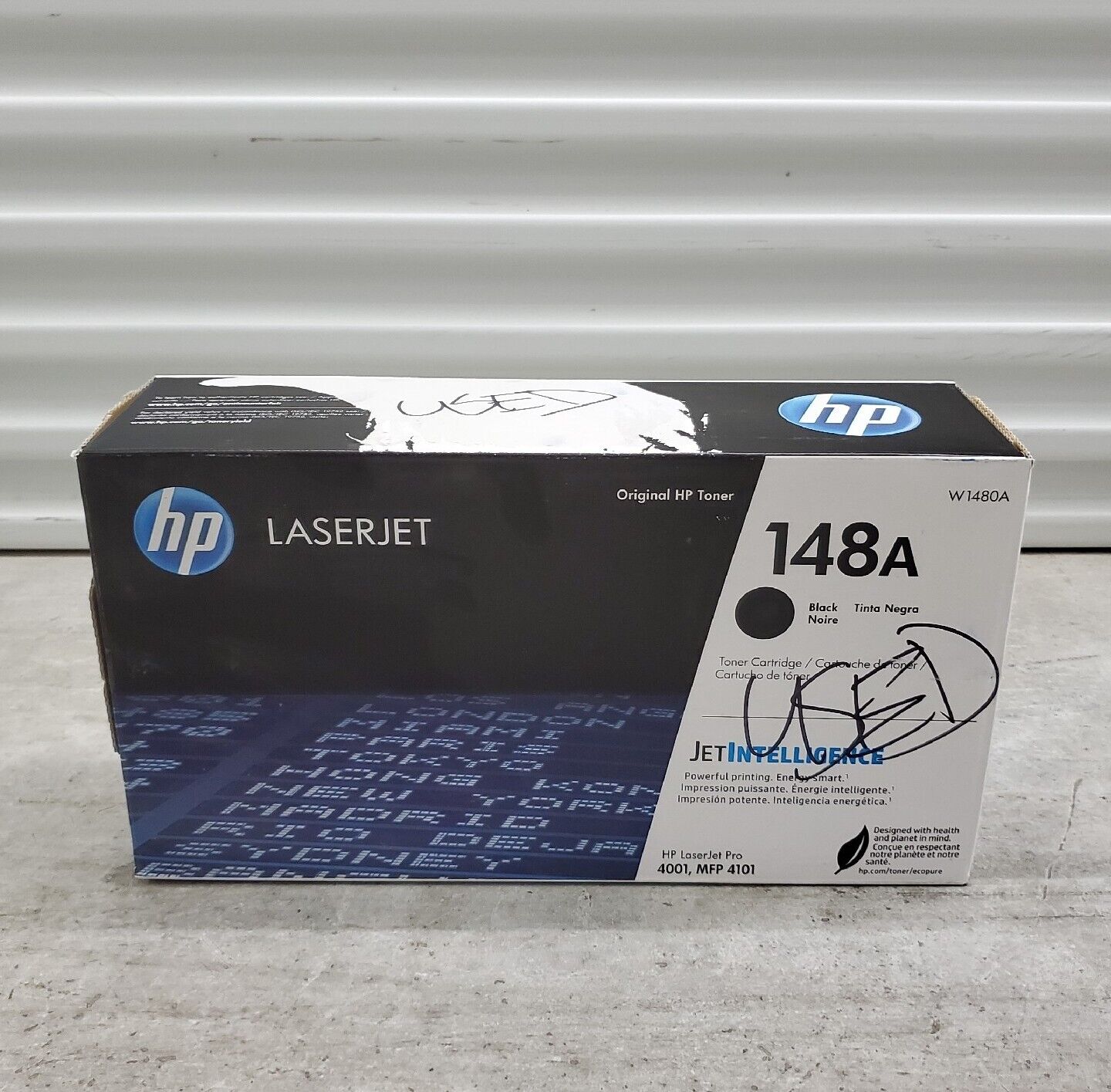AS-IS Genuine HP LaserJet Pro 148A (W1480A) Black Toner Used Empty