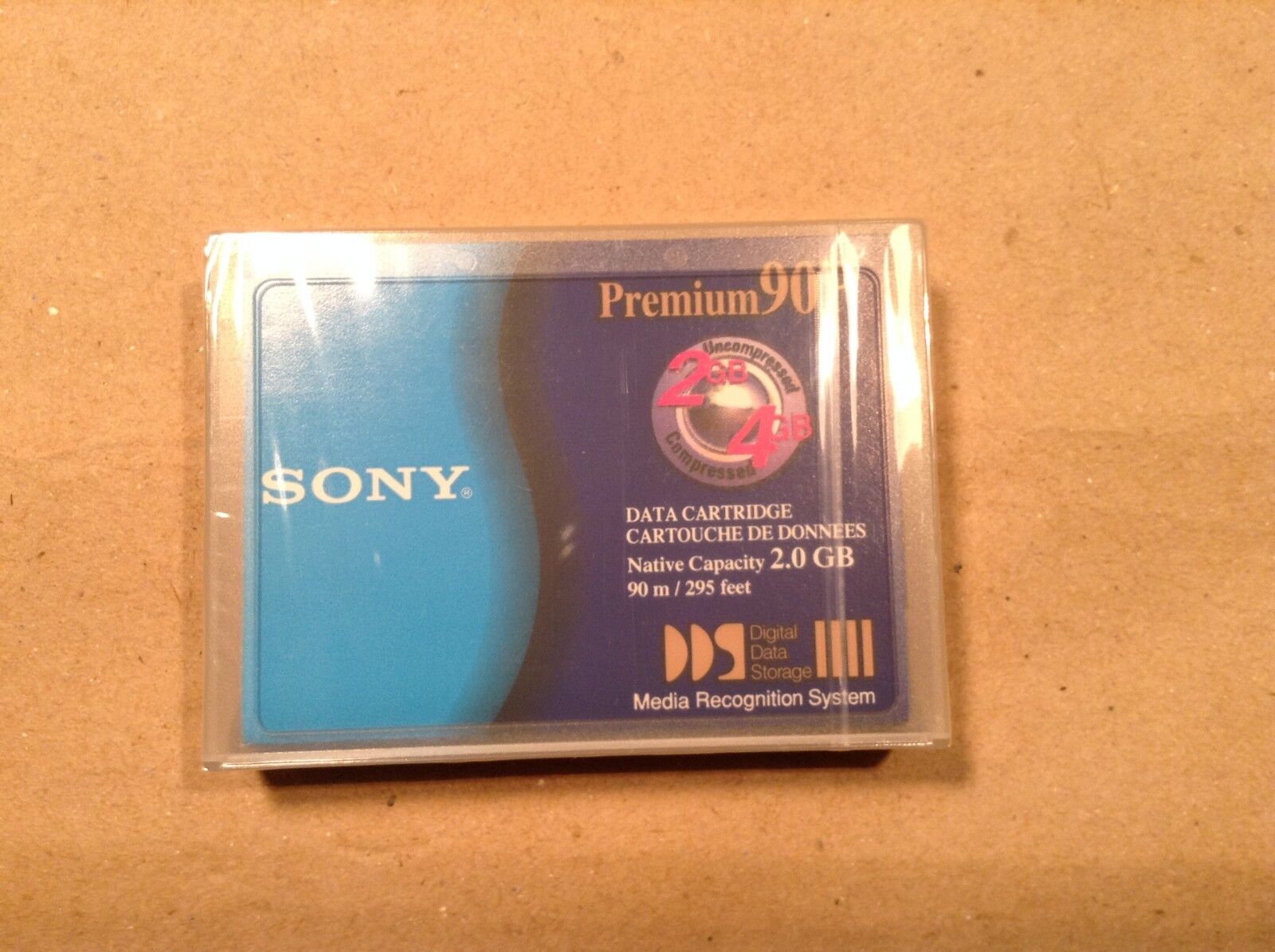 Sony Premium 90P DDS Data Cartridge DG90P 2GB/4GB New & Sealed