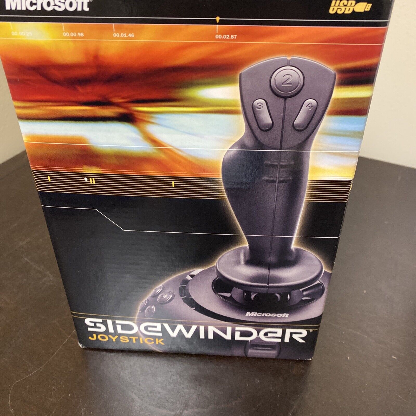 Microsoft Sidewinder 1.0 USB PC Wired Joystick New Open Box