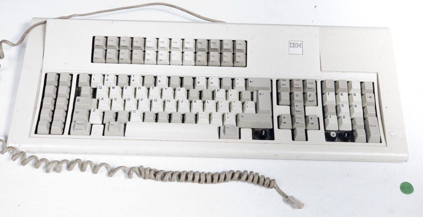Vintage IBM 3191 Terminal 122 Key Keyboard 1390238 mainframe ST533