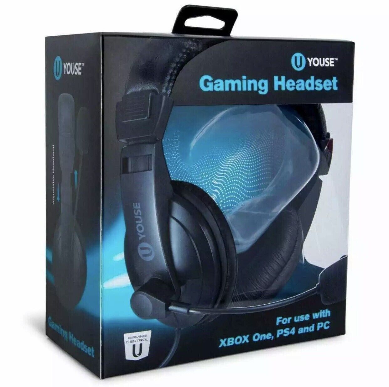 U Youse Gaming Headset Xbox One, PS4, And PC, With Built In Mic - Headphones New