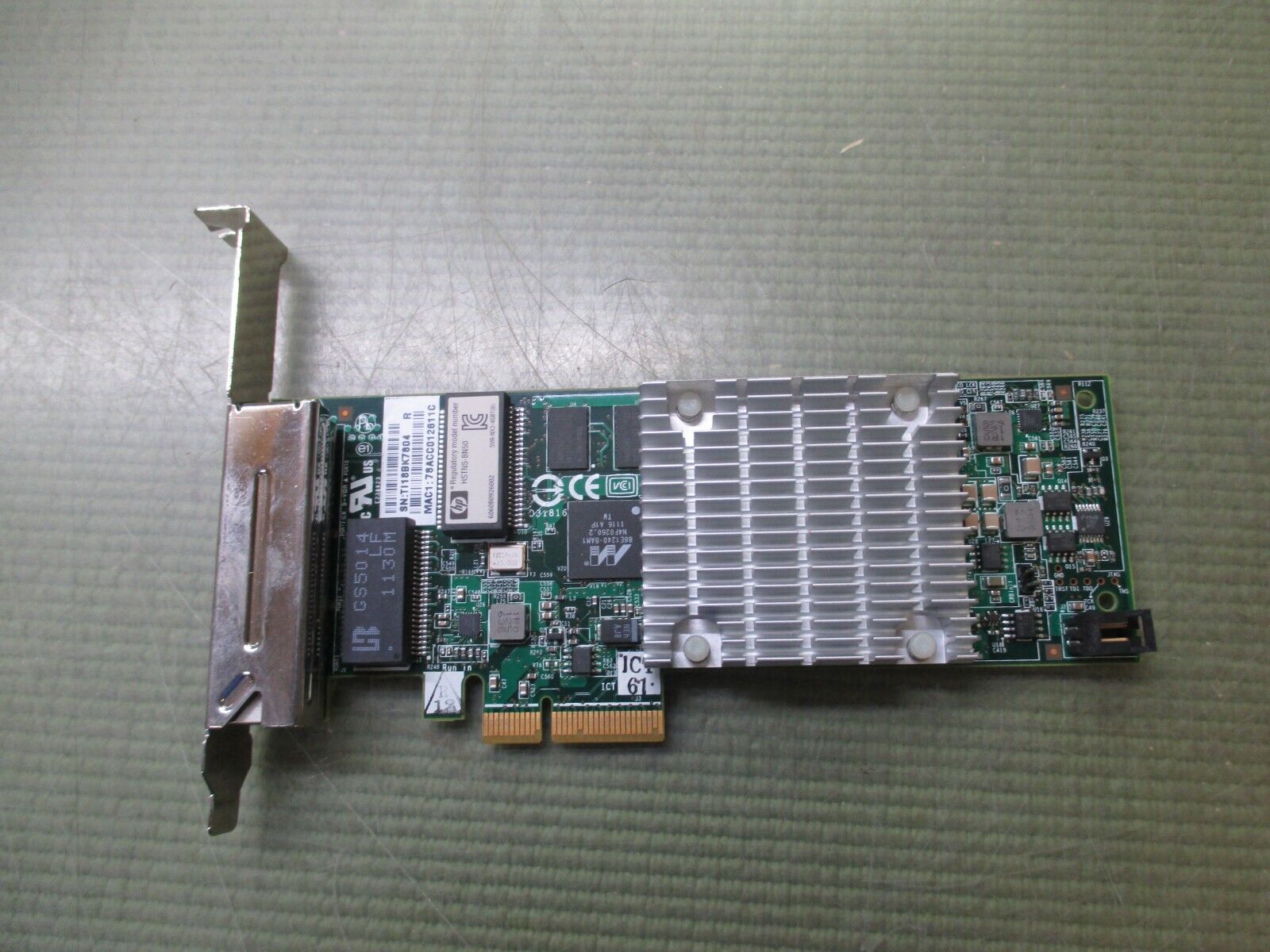 HP NC375T Quad Port Gigabit Server Ethernet Adapter PCI-e 539931-001 HSTNS-BN50